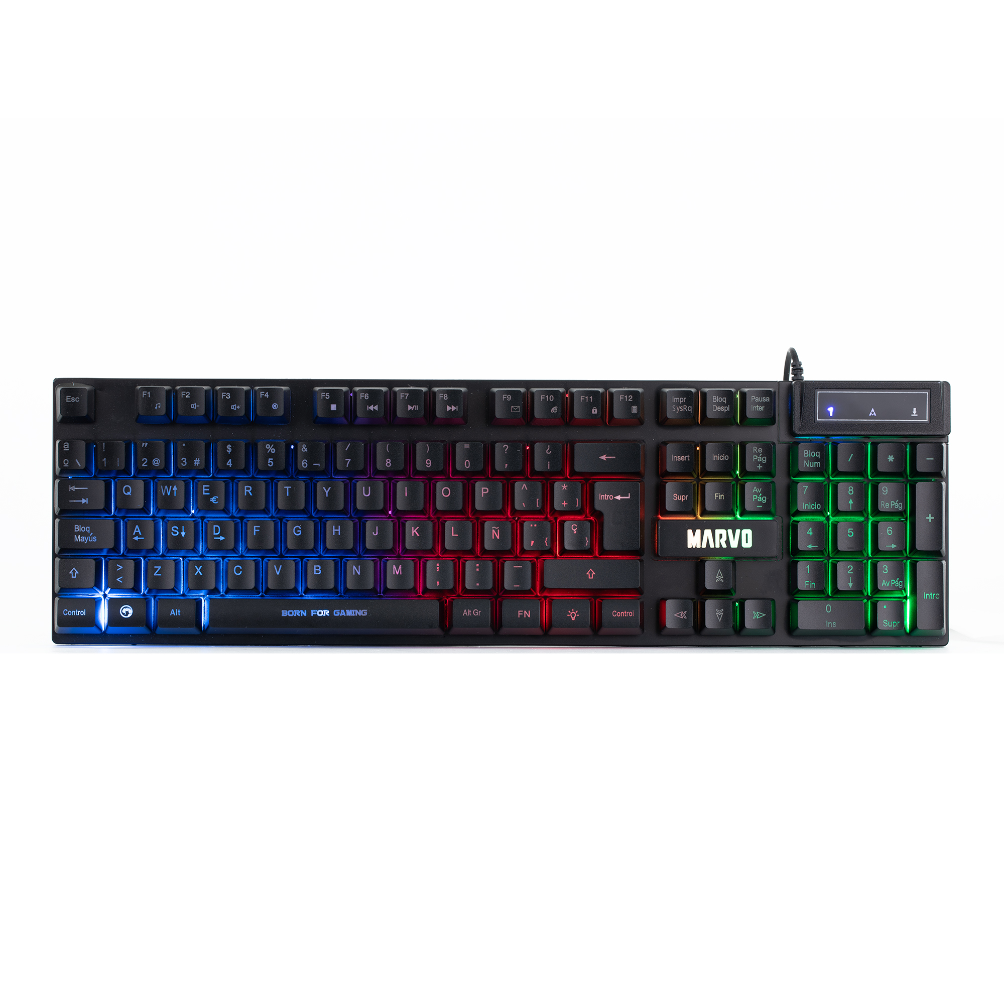 Combo Gaming Marvo Mousepad Mouse Teclado Auriculares