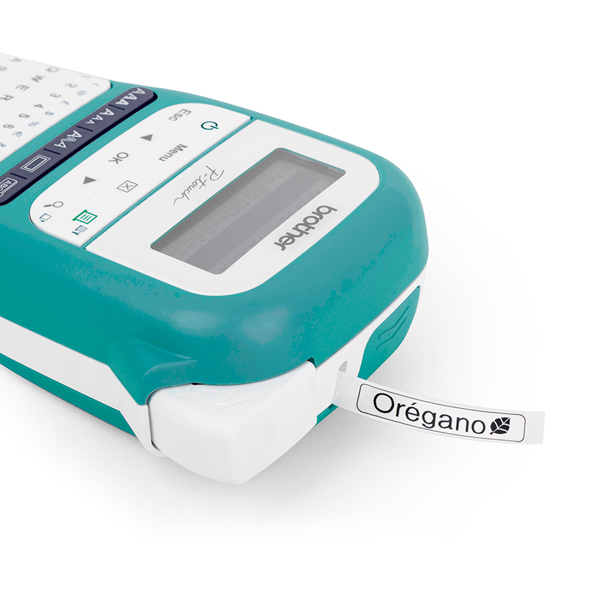 ROTULADORA BROTHER PT-H110 VERDE AGUA