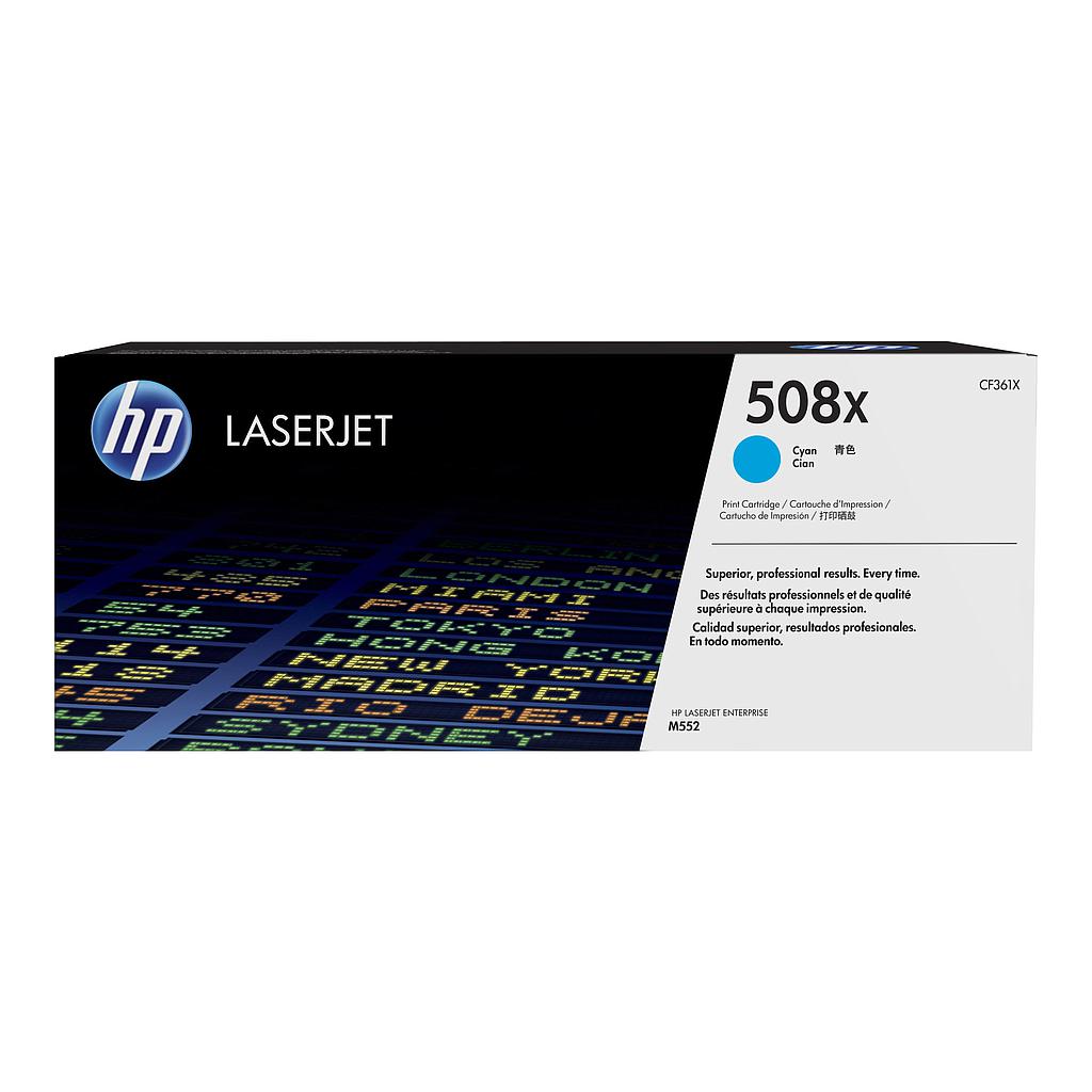HP 508X - Alto rendimiento - cián
