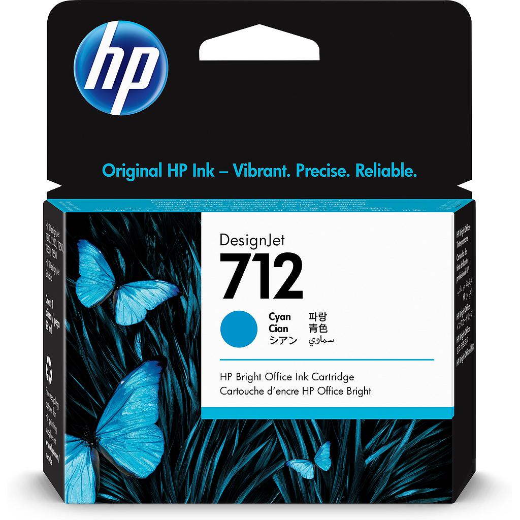 HP 712 - 29 ml - cián
