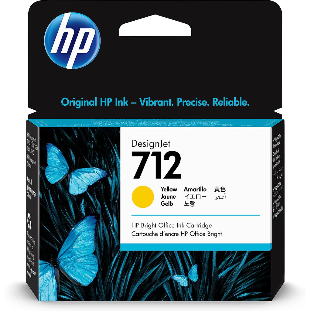 HP 712 - 29 ml - amarillo