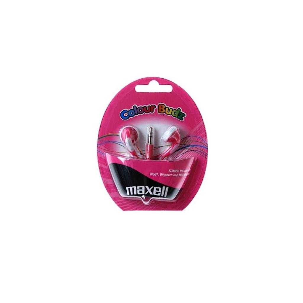 Auriculares Cableados Colour Budz 3,5mm Maxell