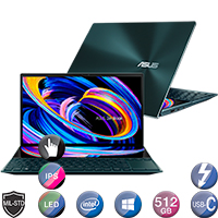 Notebook Asus Zenbook 14''+12,65'' Core I7 8gb 512gb W10