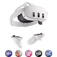 Lente De Realidad Virtual Quest 3 4K+ 128gb Wifi