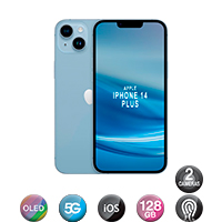 iPhone 14 Plus 6,7" 5g 6gb 128gb Dual Cam Sim Física