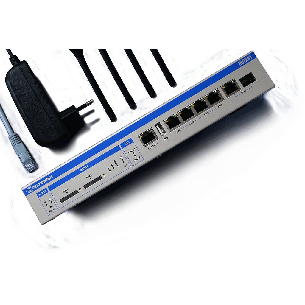 RUTXR1 WIFI ROUTER 2XLTE-CAT6  5XGB ETH (1 WAN) BT CONSOLE