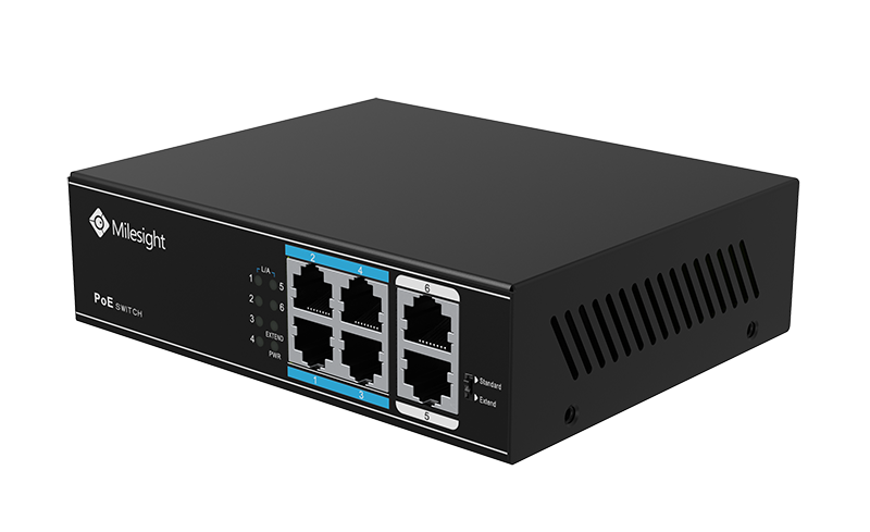 SWITCH MILESIGHT POE 4X10/100 2X100 60W/30W