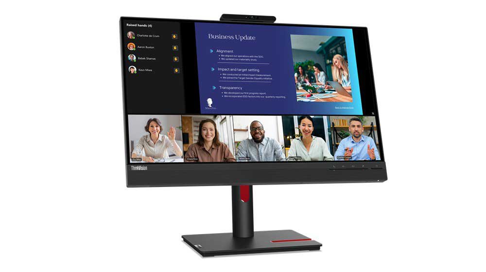 MONITOR LENOVO THINKVISION T24V-30 24"/HDMI+DP+VGA/WEBCAM/3Y