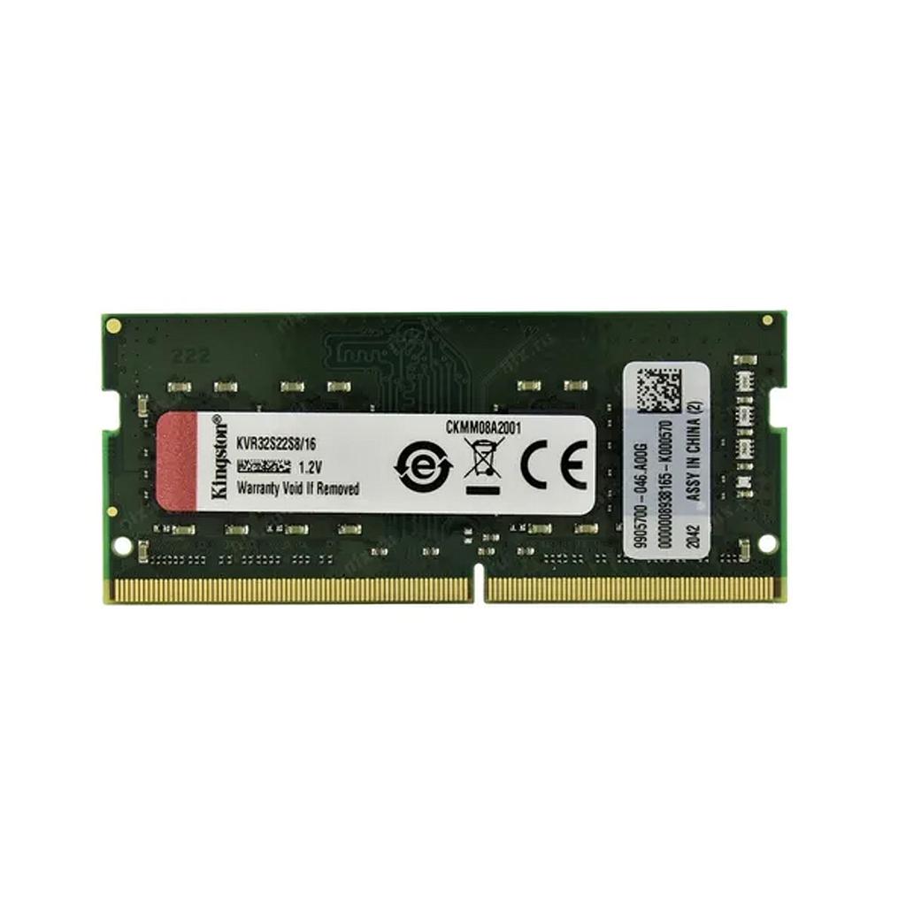 MEMORIA RAM KINGSTON 16GB SODIMM 3200MHZ DDR4