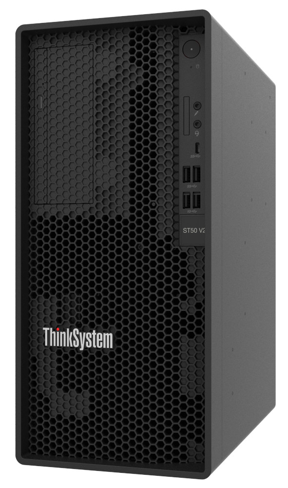 THINKSYSTEM ST50 V2, XEON E-2324G 4C, 2TB 7.2K SATA, 16GB