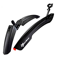 Guardabarros Delantero / Trasero Con Luz Rockbros