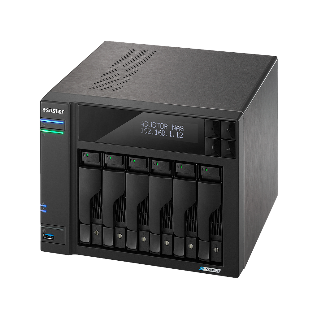 NAS ASUSTOR AS6706T - 6 BAY NAS, TOWER, 8GB DDR4