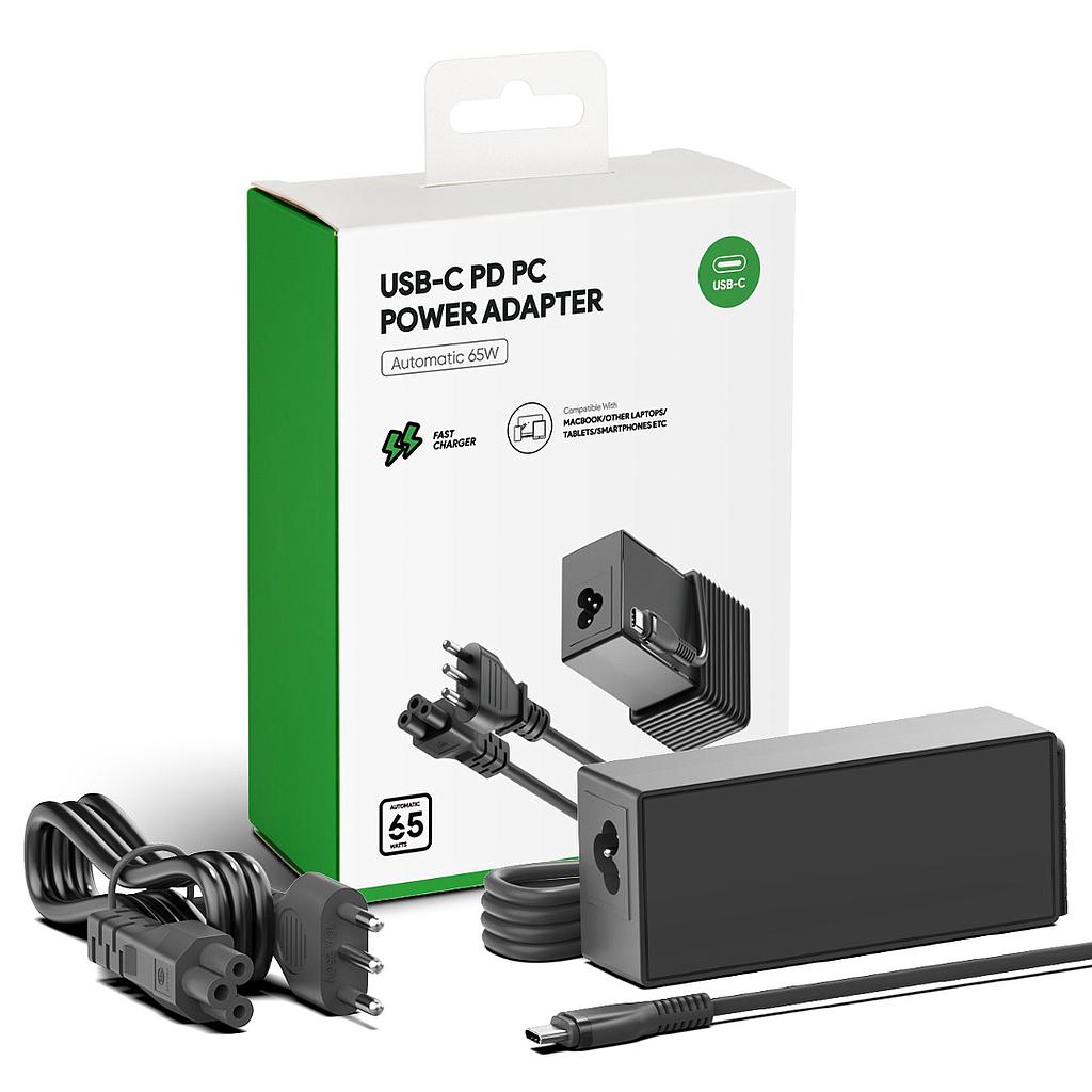 Cargador para Notebook 65W USB C PD