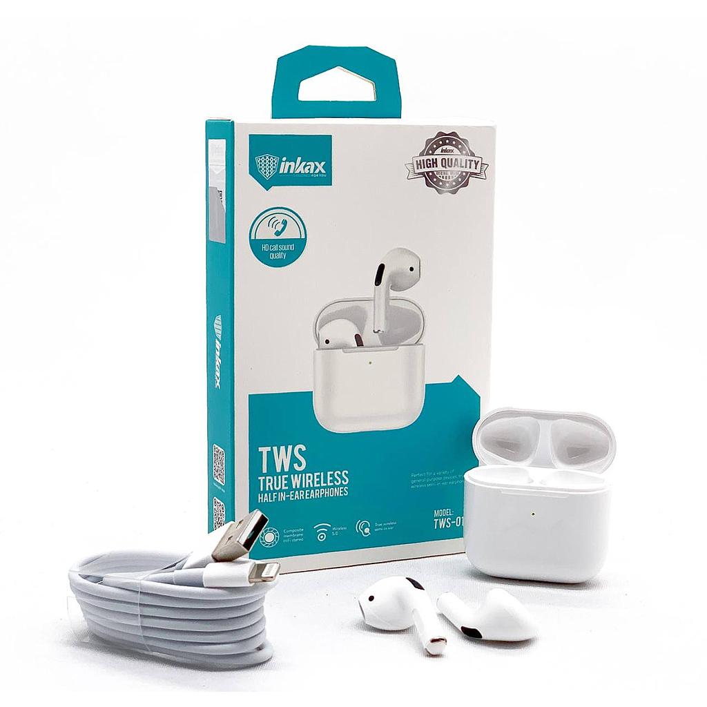Audifonos Inkax TWS bluetooth blanco