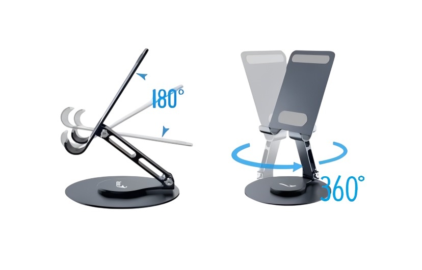 Soporte para celular/tablet Genius gris