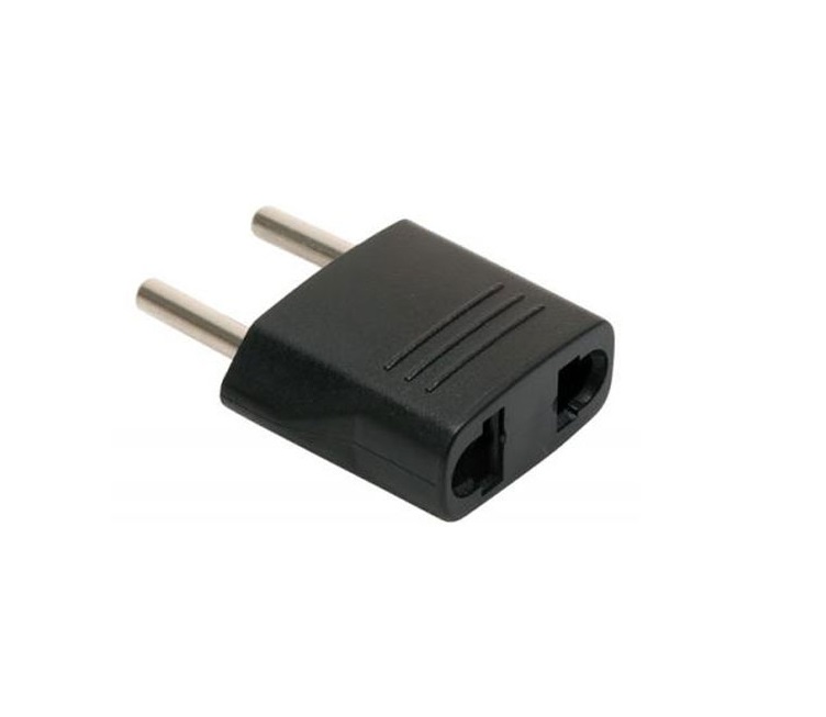 Adaptador de ficha americana a ficha comun