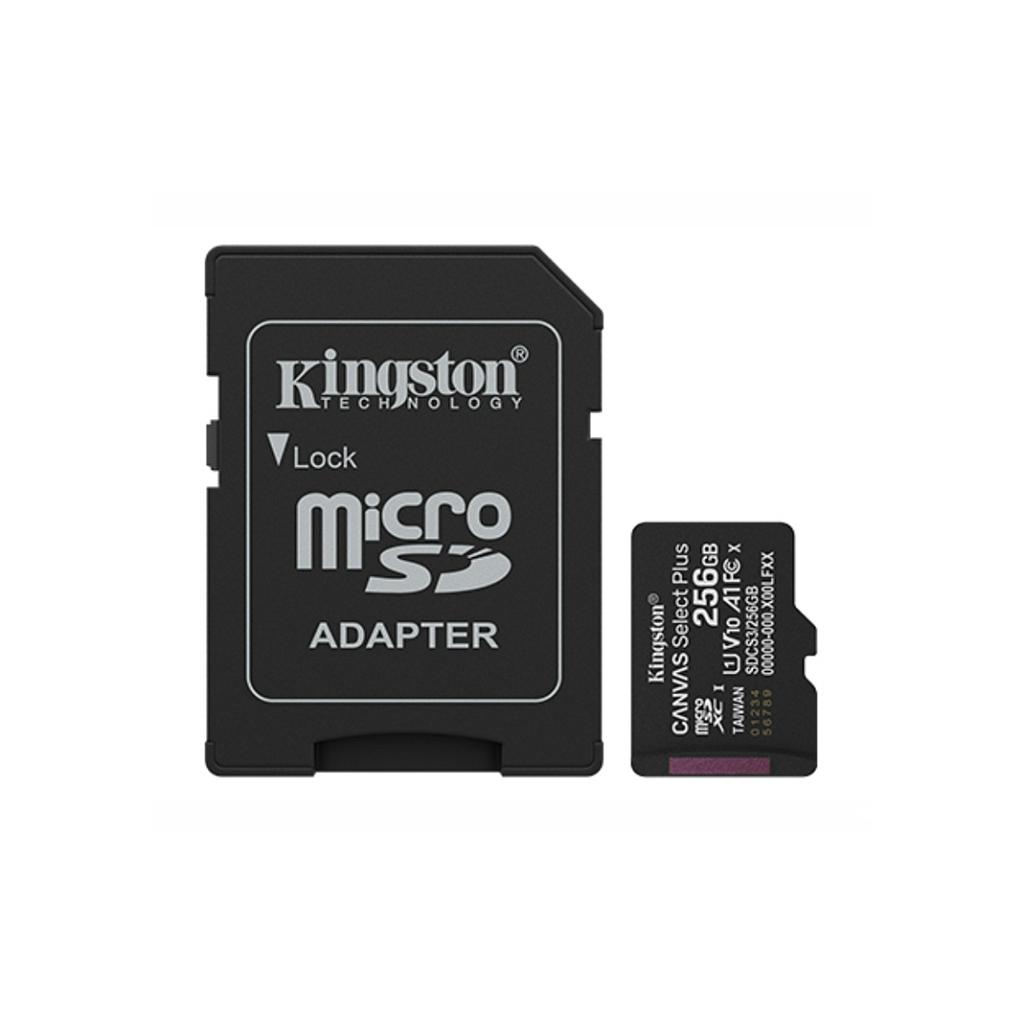 Memoria MicroSD Kingston Select Plus 256GB clase 10