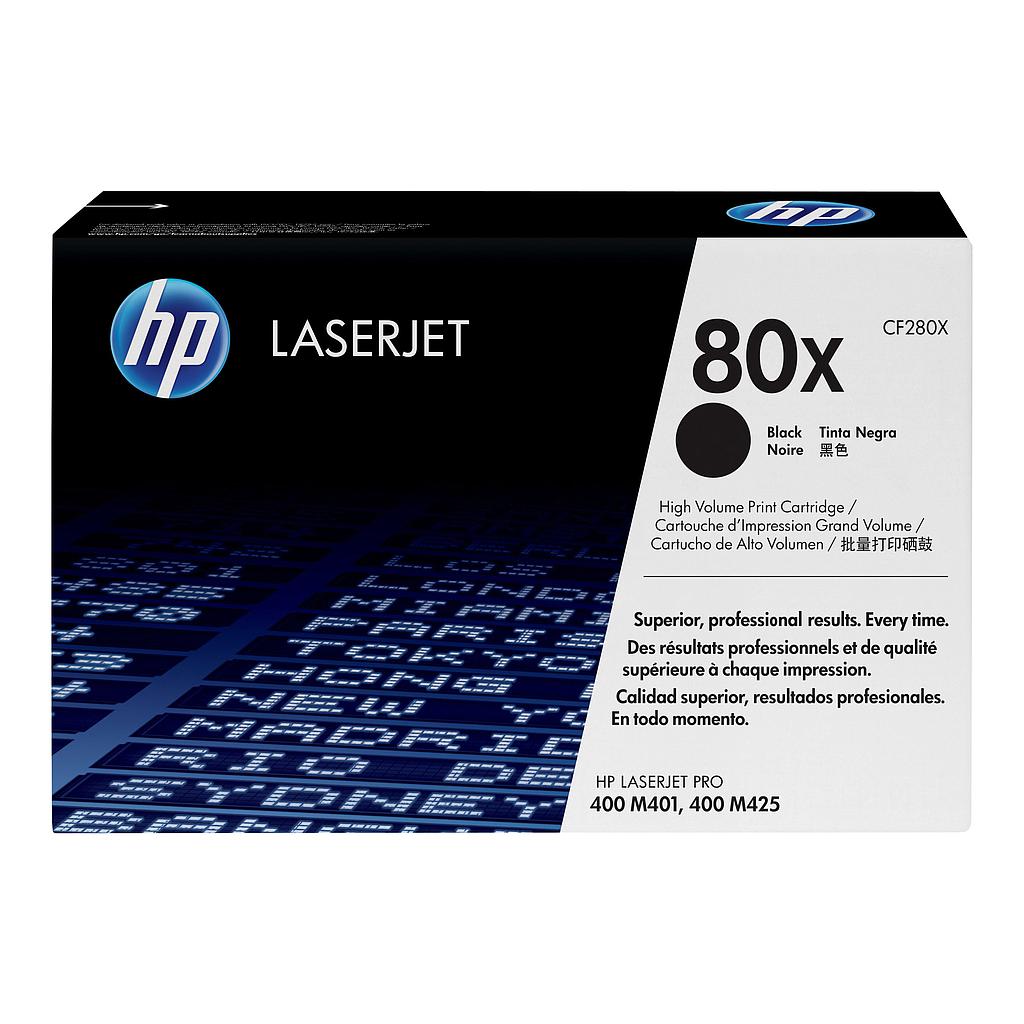 HP 80X - Alto rendimiento - negro