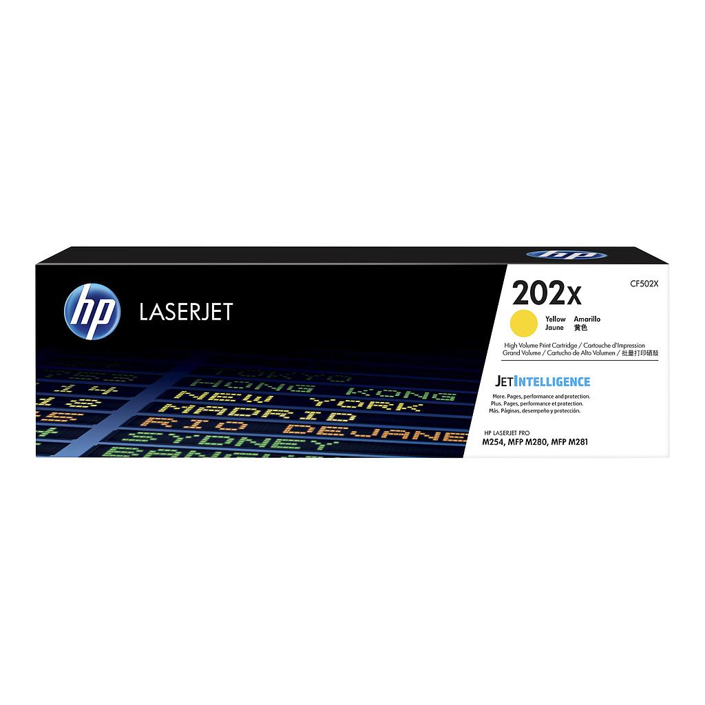 HP 202X - Alto rendimiento - amarillo